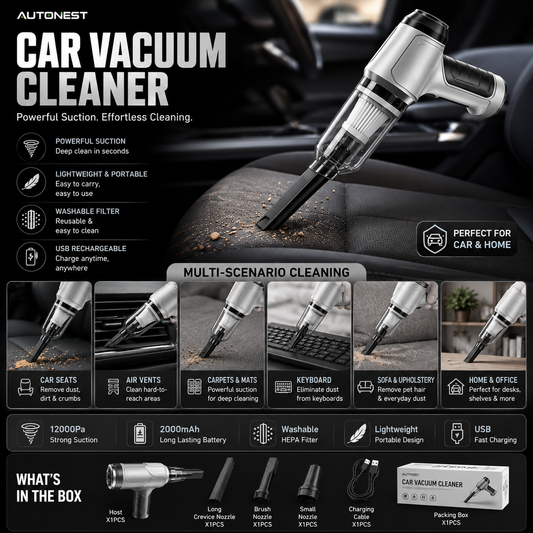 Wireless Car Vacuum Cleaner