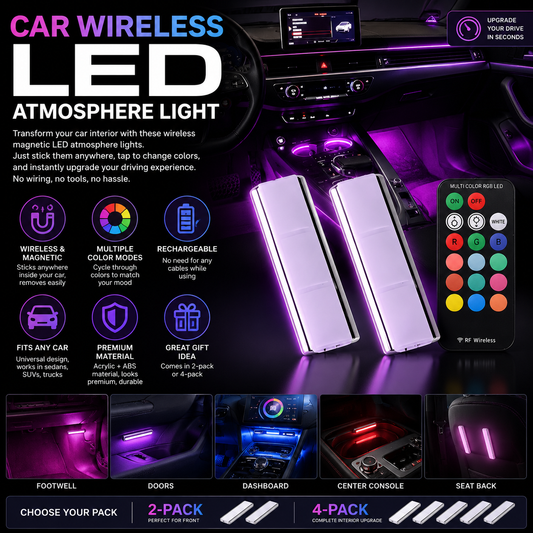 Car Wireless Led Atmosphere Light