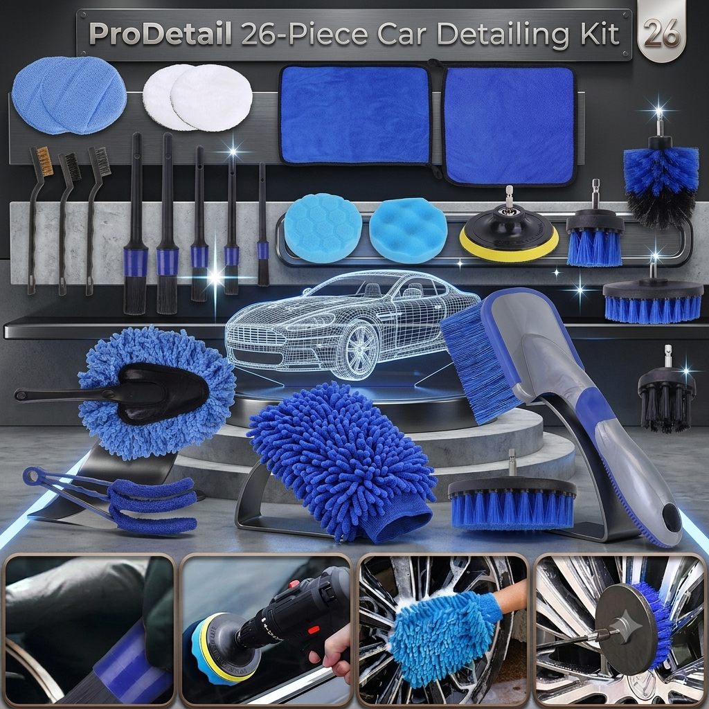 Autonest 26-Piece Car Detailing Kit ⭐